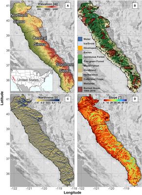 Influence of snowpack on forest water stress in the Sierra Nevada